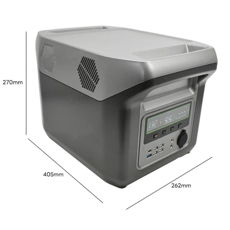 1000W Portable Power Station 220V AC Output, Large Capacity 1000Wh, for Live Streaming Camping Vending Emergency