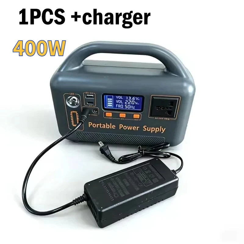 500W 220V Portable Power Station Solar Generator 461Wh 36Ah Large Capacity LiFePO4 Power Bank for Camping RV Emergency Energy