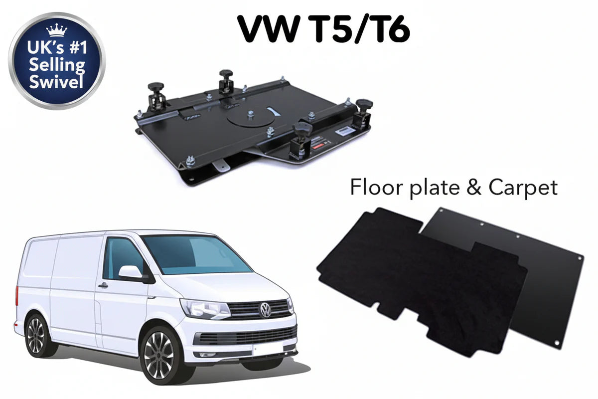The Original VW Transporter Double Seat Swivel